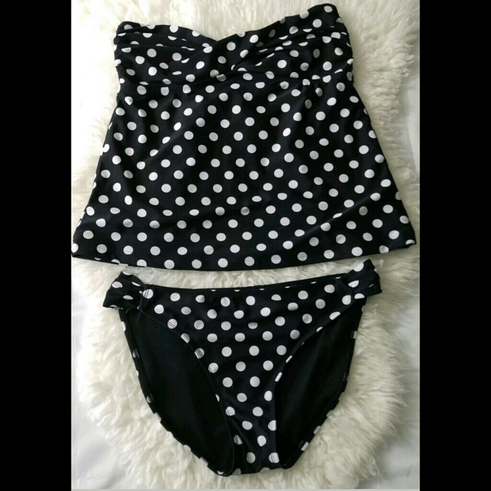 Mossimo Swimwear Stretch Tankini Bikini
